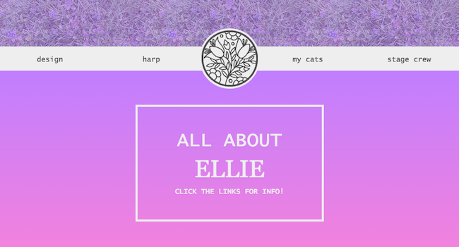 website by Ellie Baker