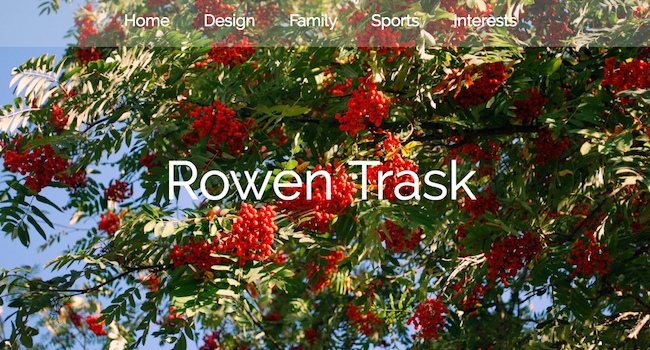 Website by Rowen Trask